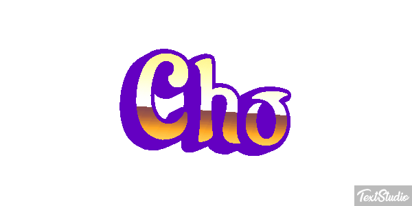 Cho Text effect