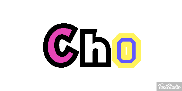Cho Text effect