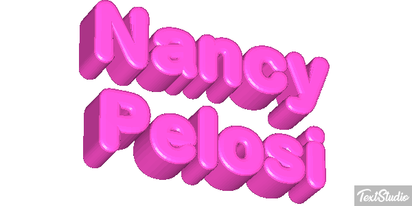 Nancy Pelosi Efecto de texto