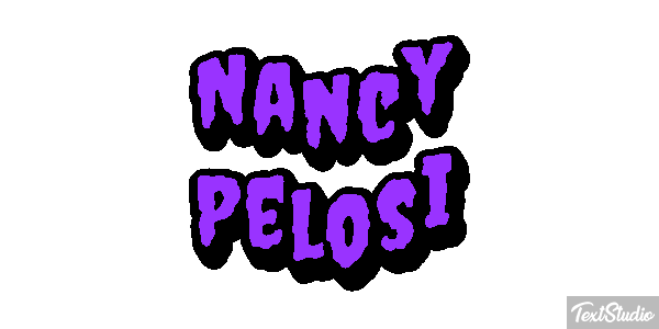 Nancy Pelosi Efecto de texto