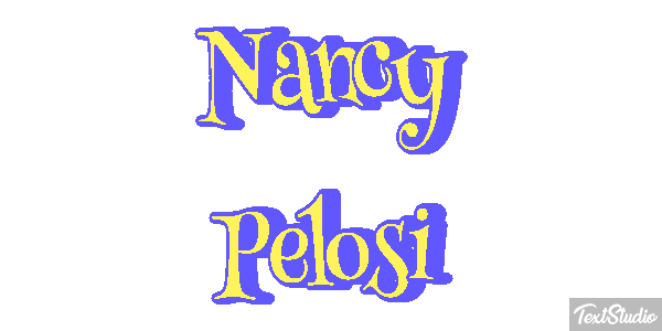 Nancy Pelosi Efecto de texto