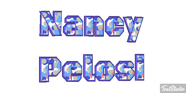 Nancy Pelosi Efecto de texto