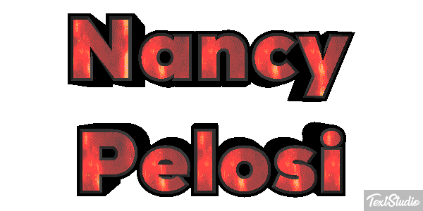 Nancy Pelosi Efecto de texto