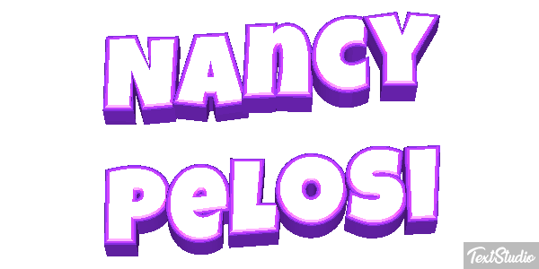 Nancy Pelosi Efecto de texto