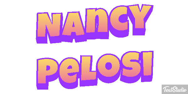 Nancy Pelosi Efecto de texto
