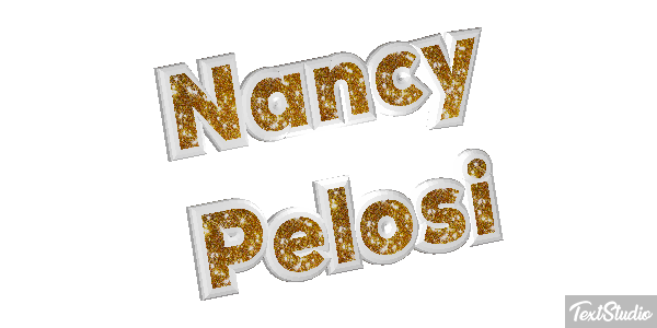 Nancy Pelosi Efecto de texto