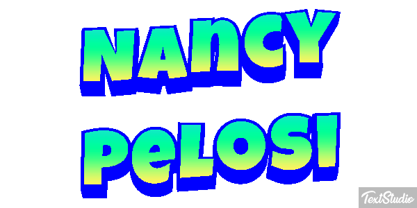 Nancy Pelosi Efecto de texto