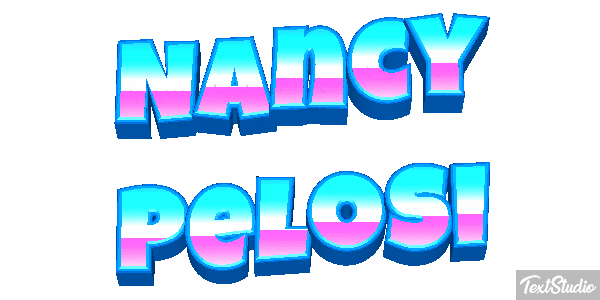 Nancy Pelosi Efecto de texto