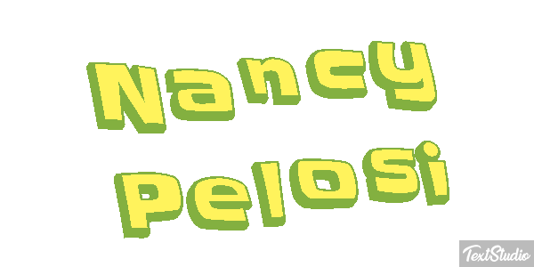 Nancy Pelosi Efecto de texto