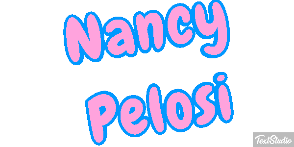 Nancy Pelosi Efecto de texto