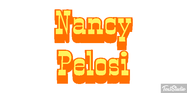 Nancy Pelosi Efecto de texto