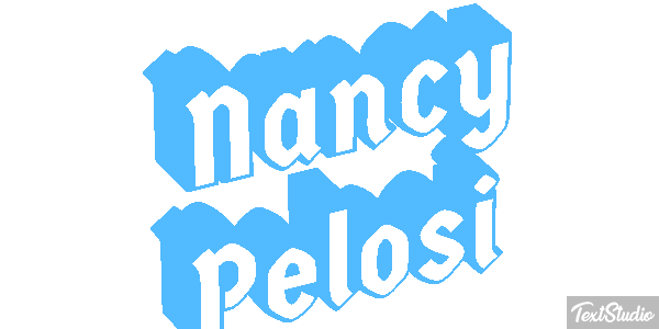 Nancy Pelosi Efecto de texto