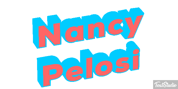 Nancy Pelosi Efecto de texto
