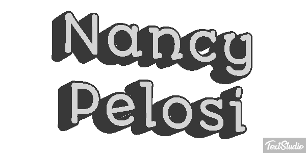 Nancy Pelosi Efecto de texto
