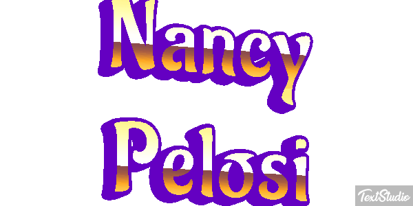 Nancy Pelosi Efecto de texto