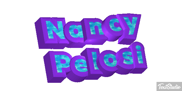Nancy Pelosi Efecto de texto