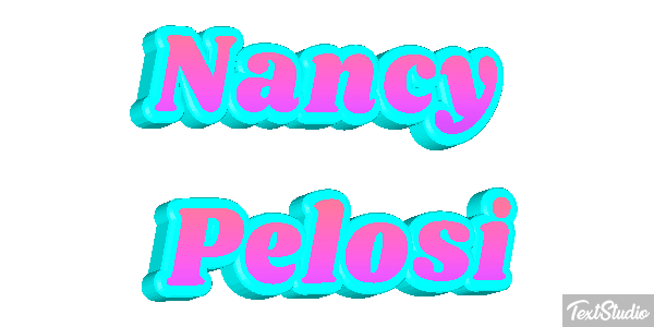 Nancy Pelosi Efecto de texto