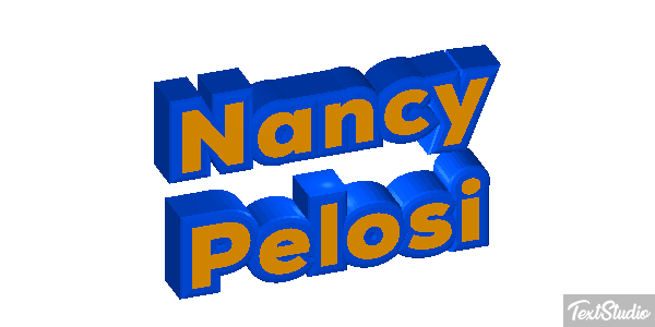 Nancy Pelosi Efecto de texto