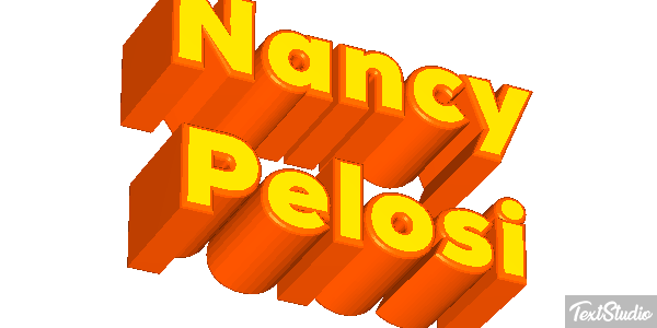 Nancy Pelosi Efecto de texto