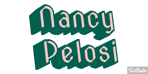 Nancy Pelosi Efecto de texto