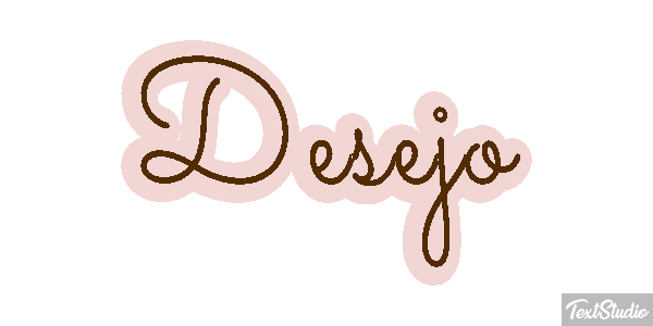 Desejo Text effect