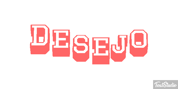 Desejo Text effect