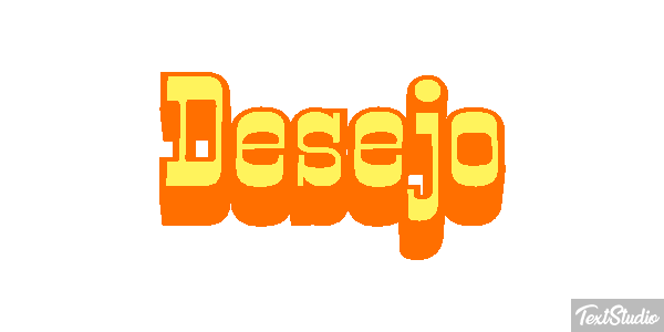 Desejo Text effect
