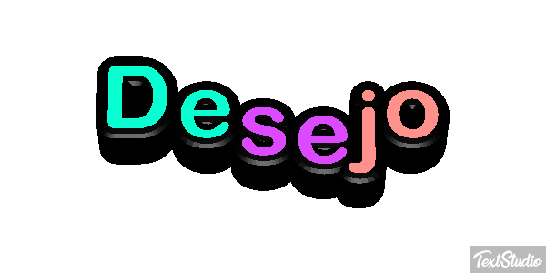Desejo Text effect