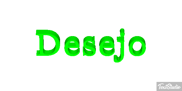Desejo Text effect