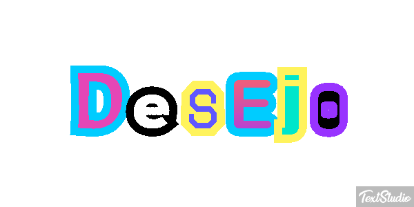 Desejo Text effect