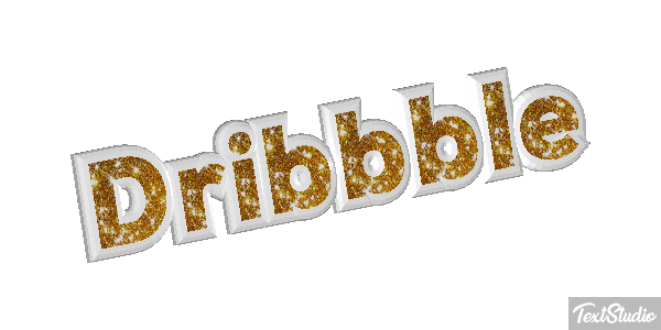 Dribbble Texteffekt