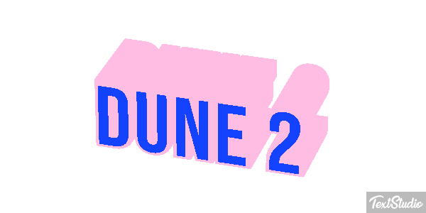 Dune 2 Text effect