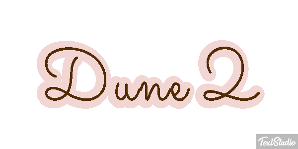 Dune 2 Text effect