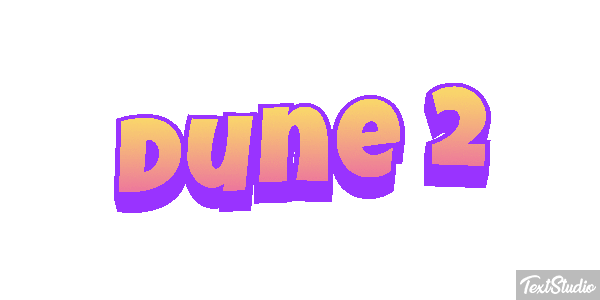 Dune 2 Text effect