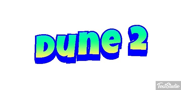 Dune 2 Text effect