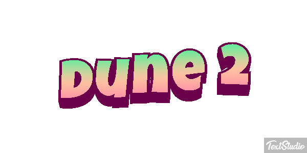 Dune 2 Text effect