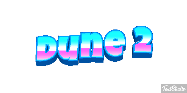 Dune 2 Text effect