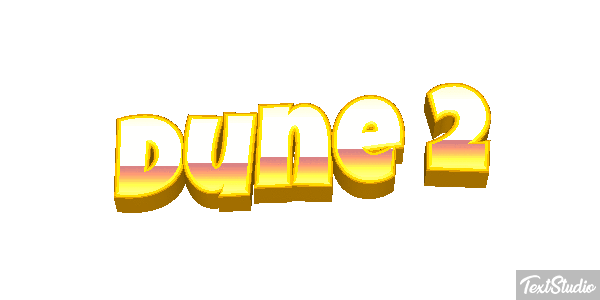 Dune 2 Text effect