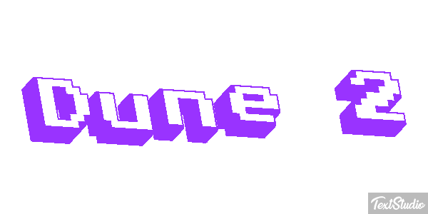 Dune 2 Text effect