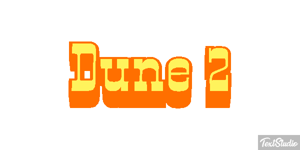 Dune 2 Text effect