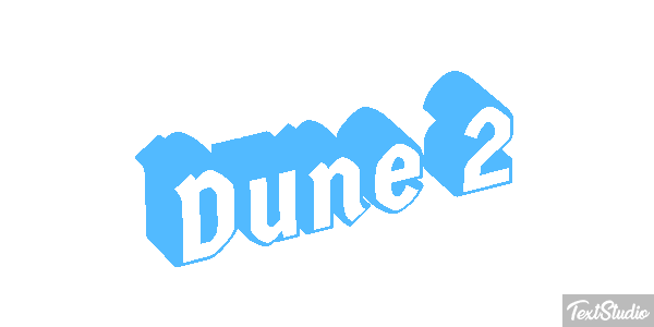 Dune 2 Text effect