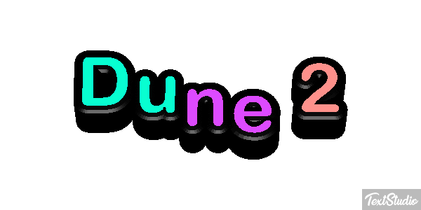 Dune 2 Text effect
