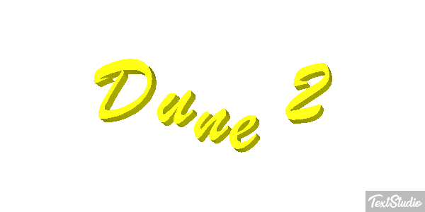 Dune 2 Text effect