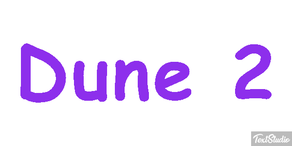 Dune 2 Text effect