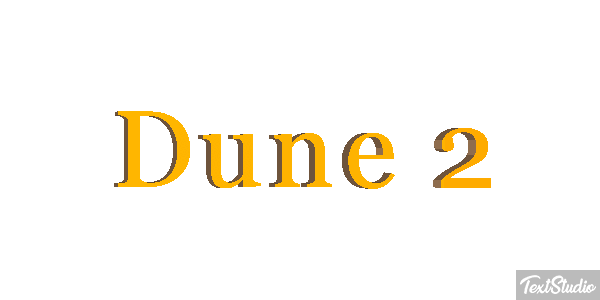 Dune 2 Text effect