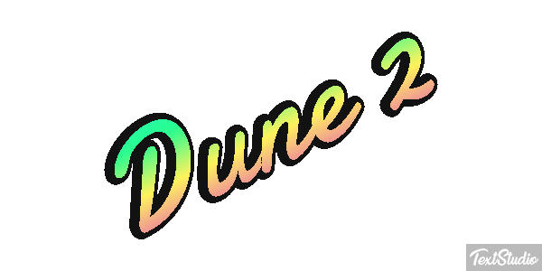 Dune 2 Text effect