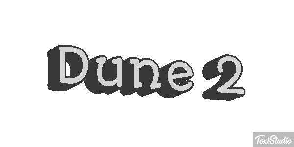 Dune 2 Text effect