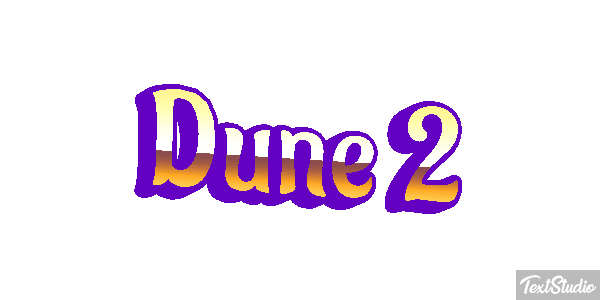 Dune 2 Text effect