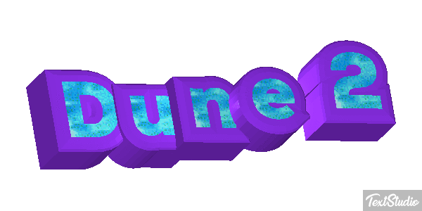 Dune 2 Text effect