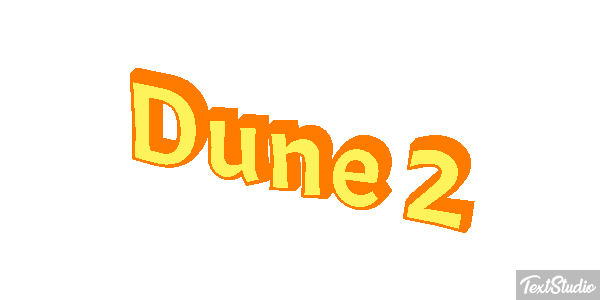 Dune 2 Text effect